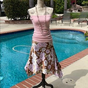 Vintage Satiny Skirt
